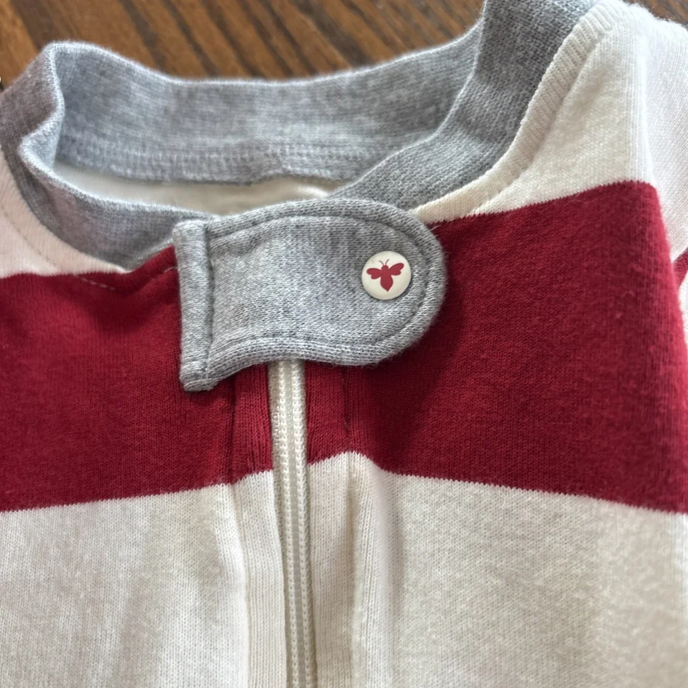 burts bees baby pajamas 12 months boy - Picture 2 of 6